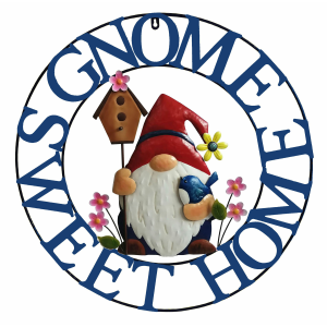 Gnome Sweet Home Welcome Wheel
